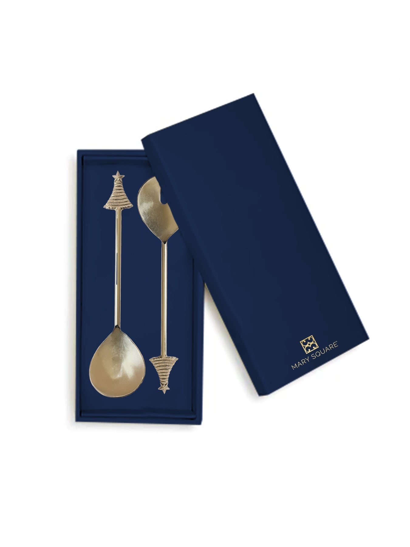 Christmas Tree Salad Server Set by Mary Square at Confetti Gift and Party Tuscaloosa Alabama