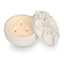  Citrus Crush Ceramic Flower Candle by Illume at Confetti Gift and Party