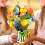 Classic Birthday Balloons Pop Up Greeting Card by FreshCut Paper LLC at Confetti Gift and Party Tuscaloosa Alabama