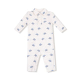 Classic Comfort Polo Romper – Cow Boy Hats by Angel Dear at Confetti Gift and Party Tuscaloosa Alabama