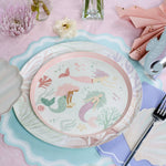 Coastal Coral Paper Dinner Plates by Gatherings by Curated Paperie at Confetti Gift and Party Tuscaloosa Alabama