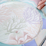 Coastal Coral Paper Dinner Plates by Gatherings by Curated Paperie at Confetti Gift and Party Tuscaloosa Alabama