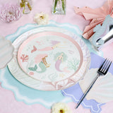 Coastal Coral Paper Dinner Plates by Gatherings by Curated Paperie at Confetti Gift and Party Tuscaloosa Alabama