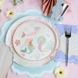Coastal Coral Paper Dinner Plates by Gatherings by Curated Paperie at Confetti Gift and Party Tuscaloosa Alabama
