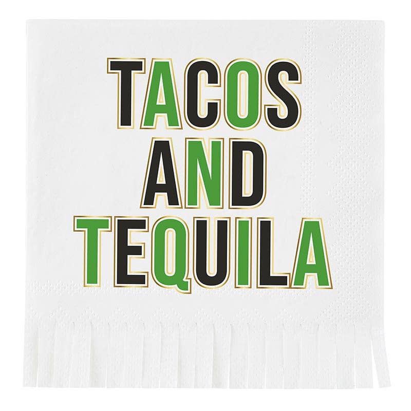 Cocktail Napkin - Tacos and Tequila by Santa Barbara Design Studio at Confetti Gift and Party