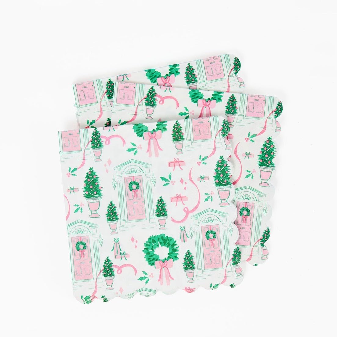 Cocktail Napkins – Home for Christmas by Mary Square at Confetti Gift and Party Tuscaloosa Alabama