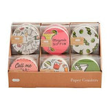 Cocktail Paper Coaster Sets by Mud Pie at Confetti Gift and Party Tuscaloosa Alabama