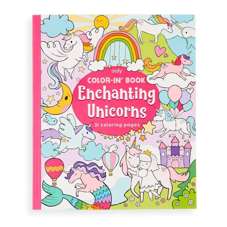 Color - in' Book: Enchanting Unicorns by OOLY at Confetti Gift and Party Tuscaloosa Alabama