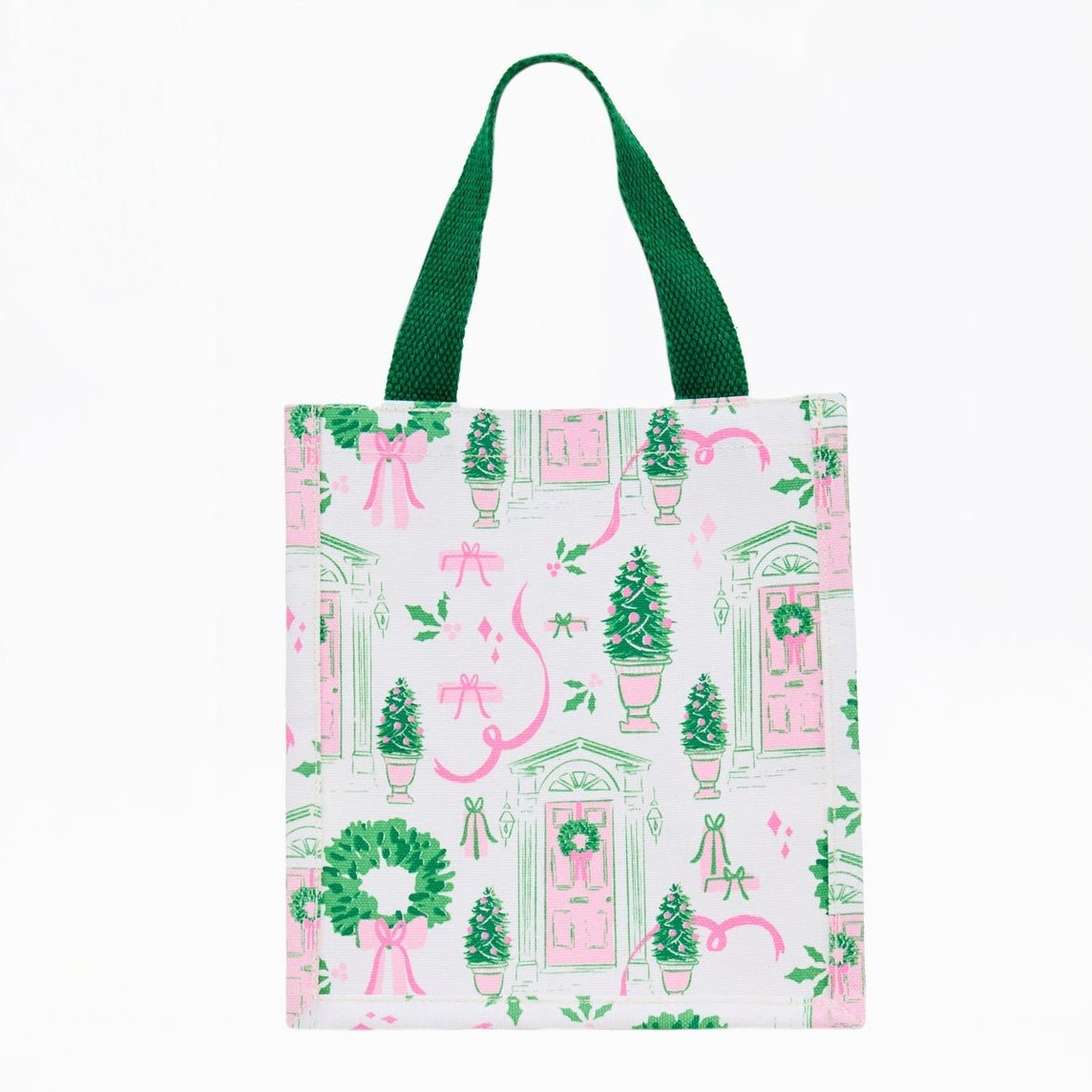 Compact Carry Tote – Home for Christmas by Mary Square at Confetti Gift and Party Tuscaloosa Alabama