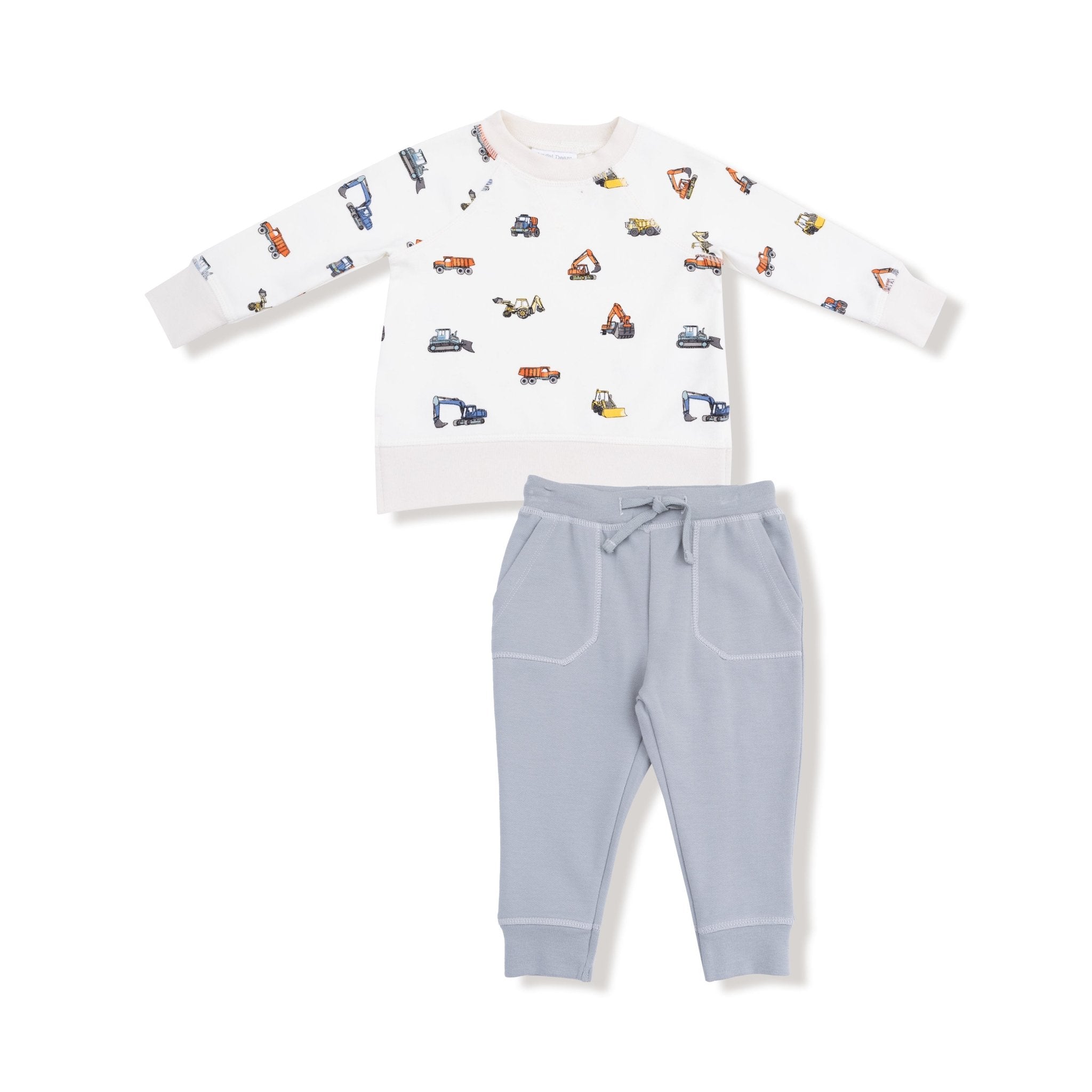 Construction Sweatshirt & Jogger Set – Cozy & Cool for Busy Little Builders by Angel Dear at Confetti Gift and Party Tuscaloosa Alabama