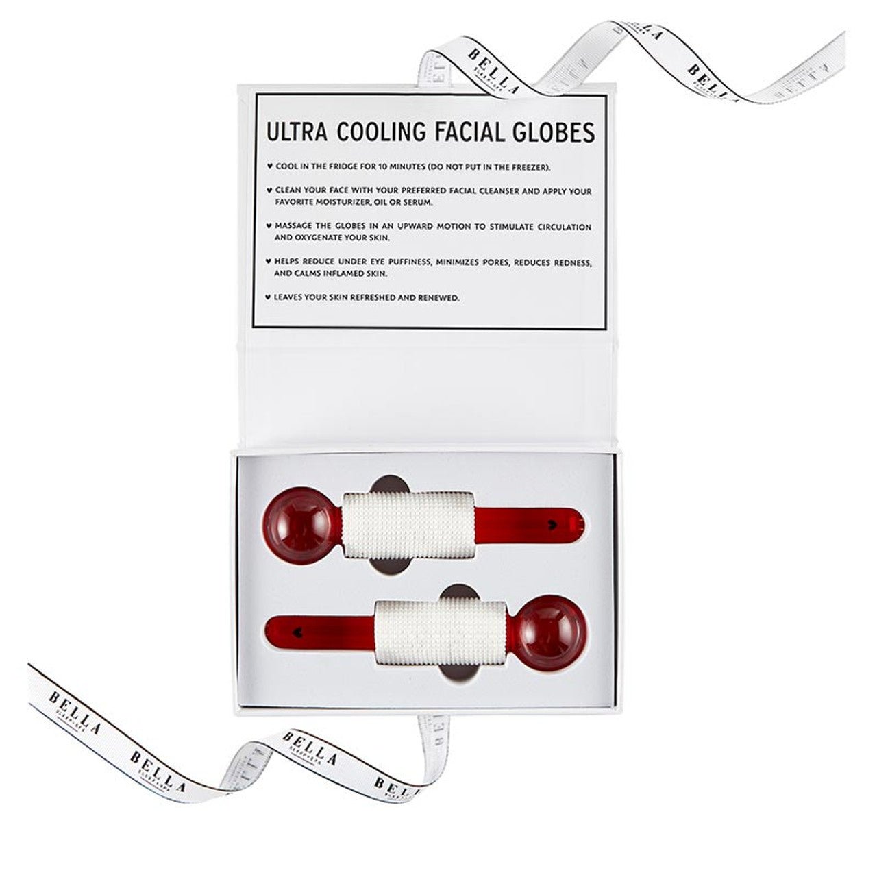 Cooling Eye Globes - Red by bella sleep and spa at Confetti Gift and Party Tuscaloosa Alabama