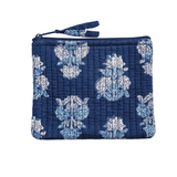Cornflower Navy Block Print Small Case by Mud Pie at Confetti Gift and Party Tuscaloosa Alabama