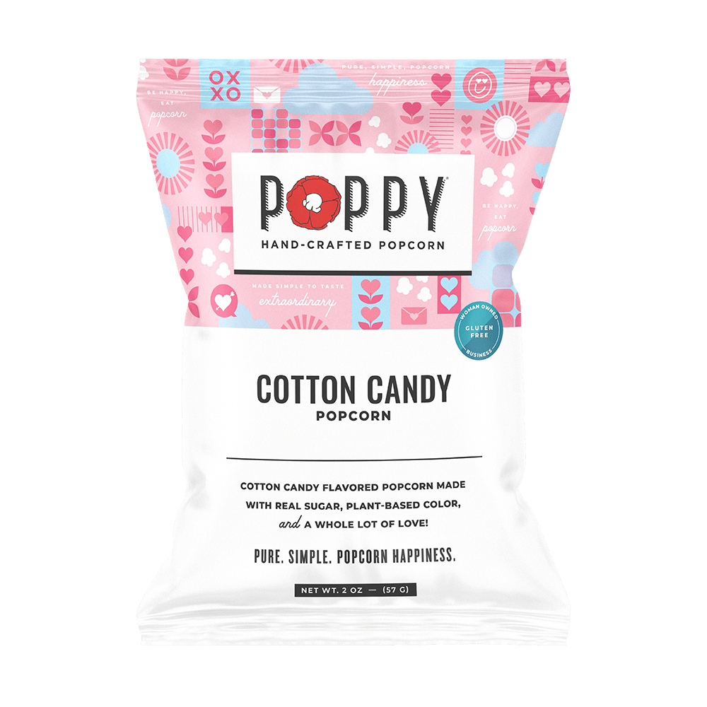 Cotton Candy Snack Bag Popcorn