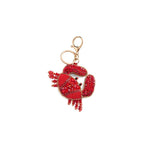 Crab Beaded Bag Charm & Key Ring by Shiraleah at Confetti Gift and Party Tuscaloosa Alabama