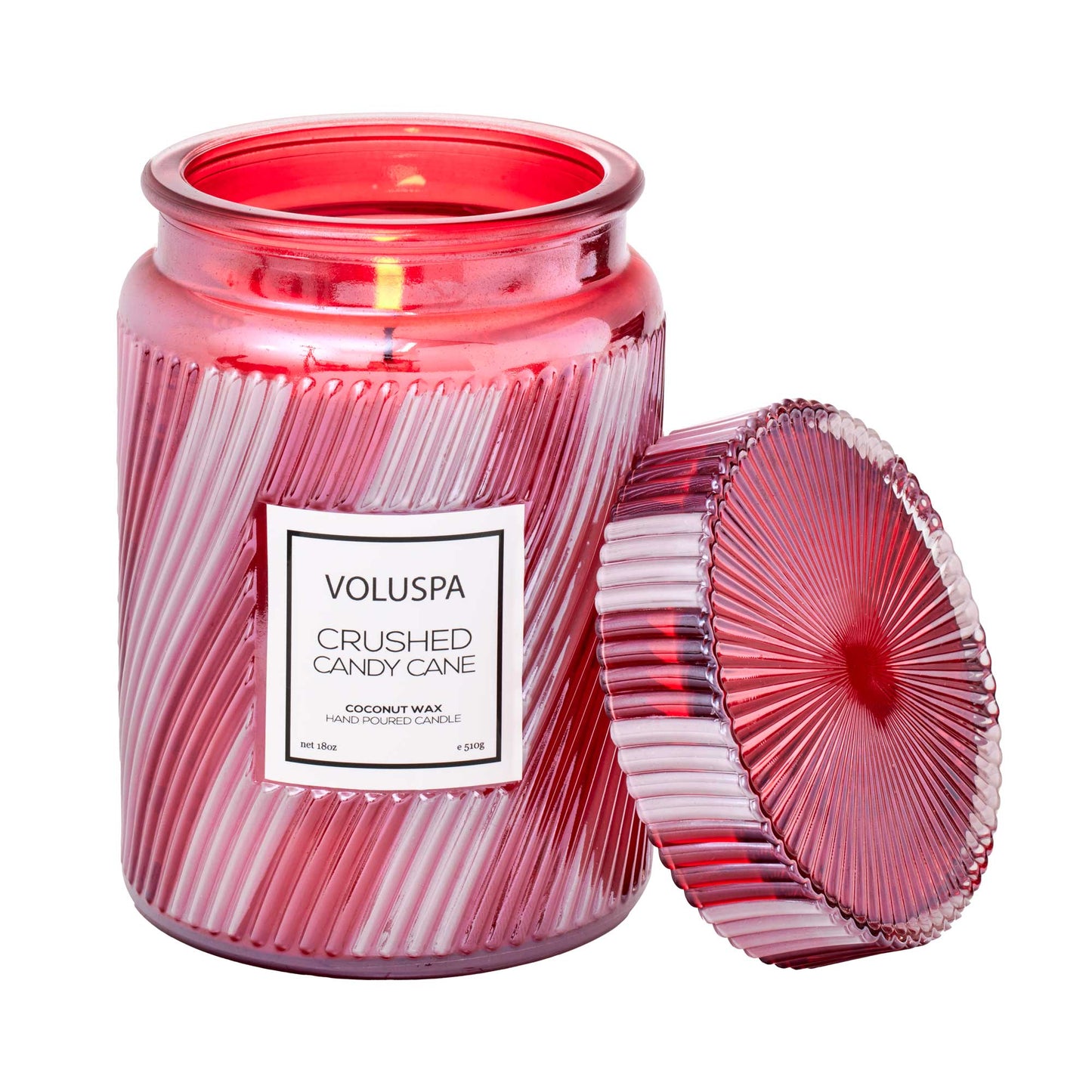 Crushed Candy Cane Large Jar by Voluspa at Confetti Gift and Party