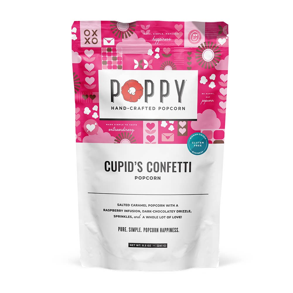 Cupid's Confetti Popcorn by Poppy Hand - Crafted Popcorn at Confetti Gift and Party Tuscaloosa Alabama