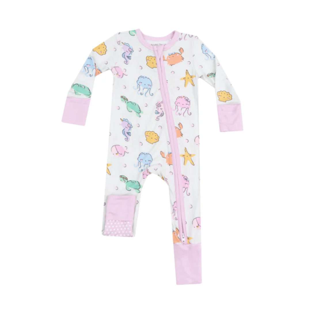 Cutie Sea Creatures 2 Way Zipper Romper by Angel Dear at Confetti Gift and Party Tuscaloosa Alabama