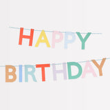 Meri Meri Scallop Bright Happy Birthday Garland