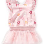 Daisy/Check Tutu Reversible Swimsuit by Mud Pie at Confetti Gift and Party Tuscaloosa Alabama