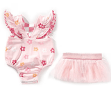 Daisy/Check Tutu Reversible Swimsuit by Mud Pie at Confetti Gift and Party Tuscaloosa Alabama