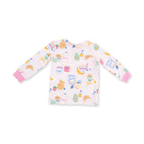 Angel Dear Breakfast Club Pink Long Sleeve Loungewear Set