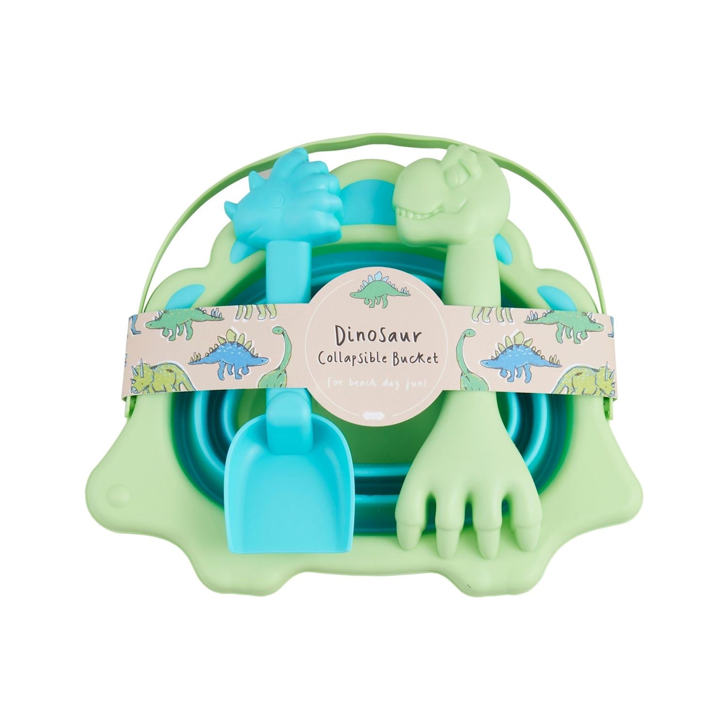 Dino Collapsible Beach Bucket by Mud Pie at Confetti Gift and Party Tuscaloosa Alabama