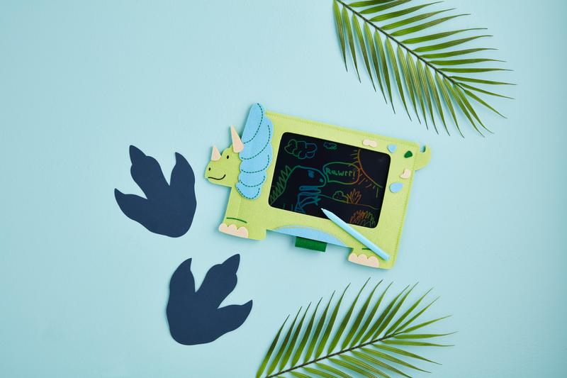 Dino Felt Doodle Pad by Mud Pie at Confetti Gift and Party Tuscaloosa Alabama