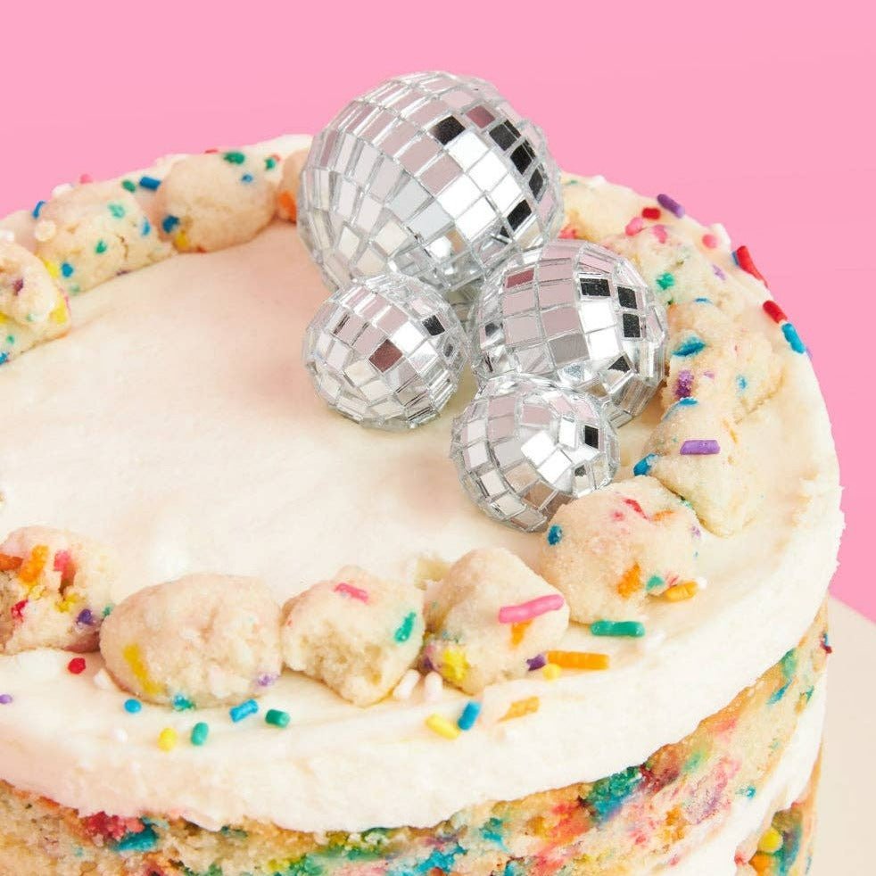 Disco Ball Cake Toppers by xo, Fetti at Confetti Gift and Party
