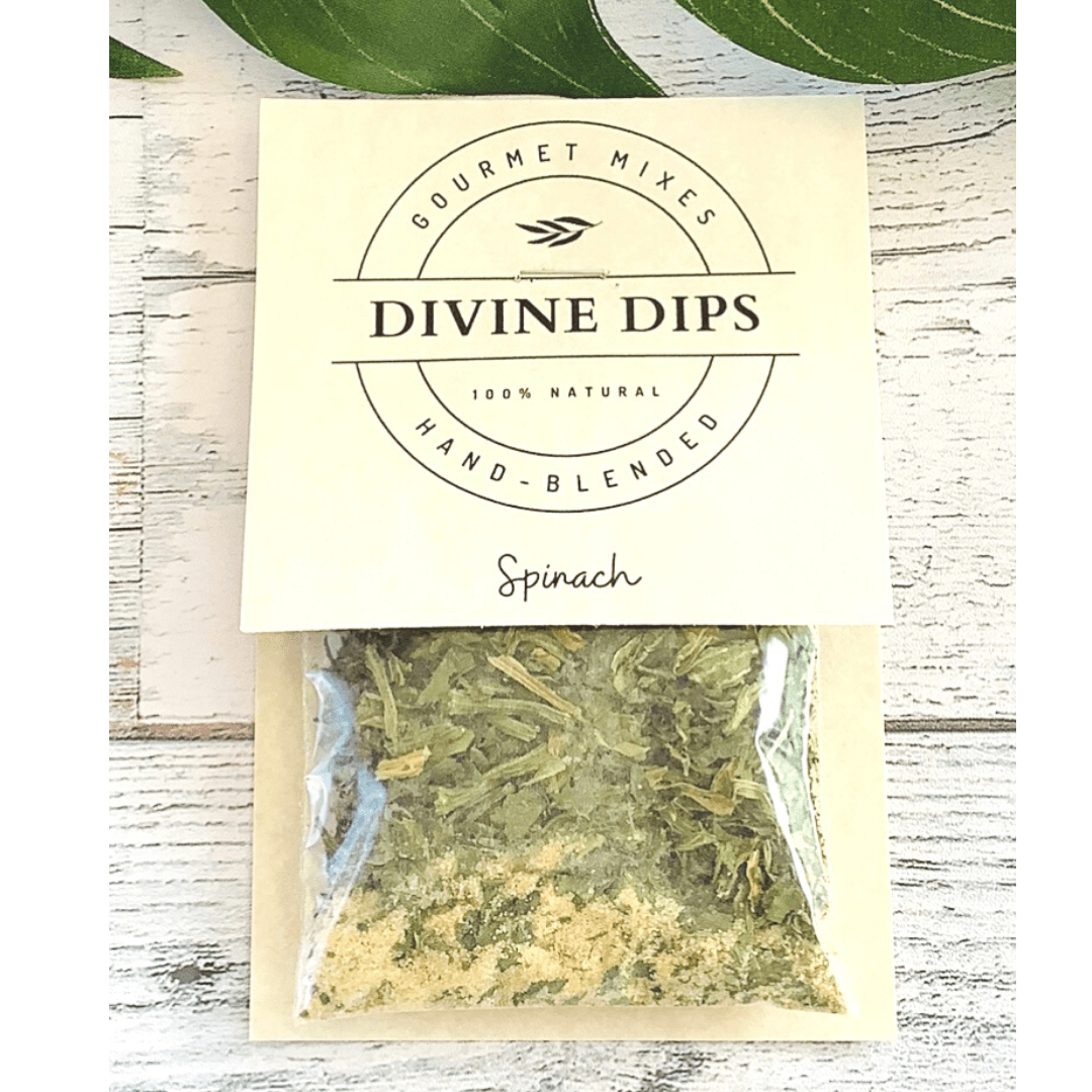 Divine Dips - Spinach Seasoning Dip Mix & Cheese ball Spices by Divine Dips at Confetti Gift and Party Tuscaloosa Alabama