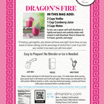 Dragon's Fire Mahjong Cocktail - Ready - To - Freeze Cocktail by D'Marie at Confetti Gift and Party Tuscaloosa Alabama
