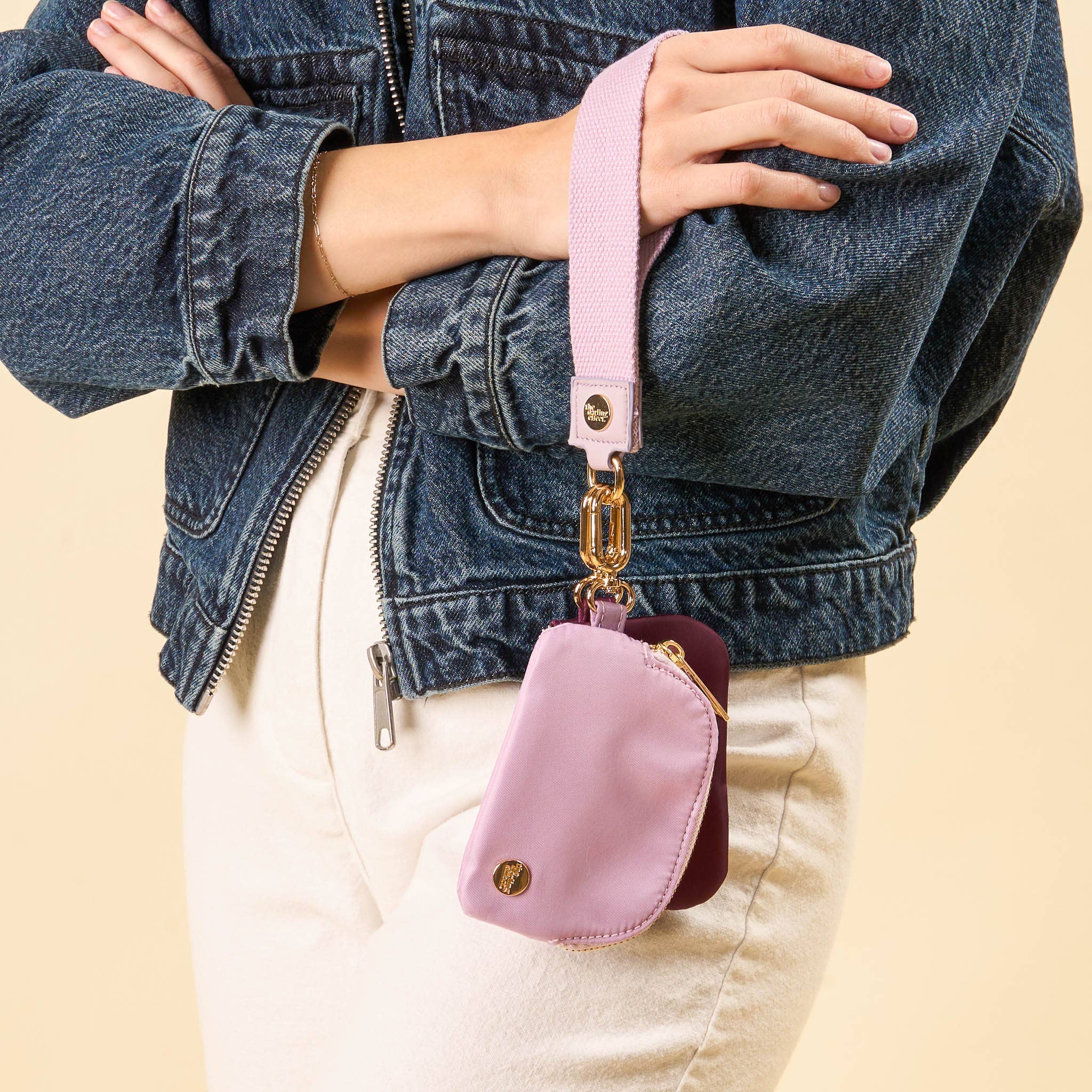 Dynamic Duo Pouch Wristlet (Lilac) by The Darling Effect at Confetti Gift and Party Tuscaloosa Alabama