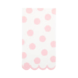 Pink Polka Dot Dinner Napkin