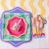 Colorwave Gingham Dinner Plates