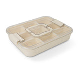 9 Section Snackle Box with Ice Pack & Handle Clip Lid - Vanilla
