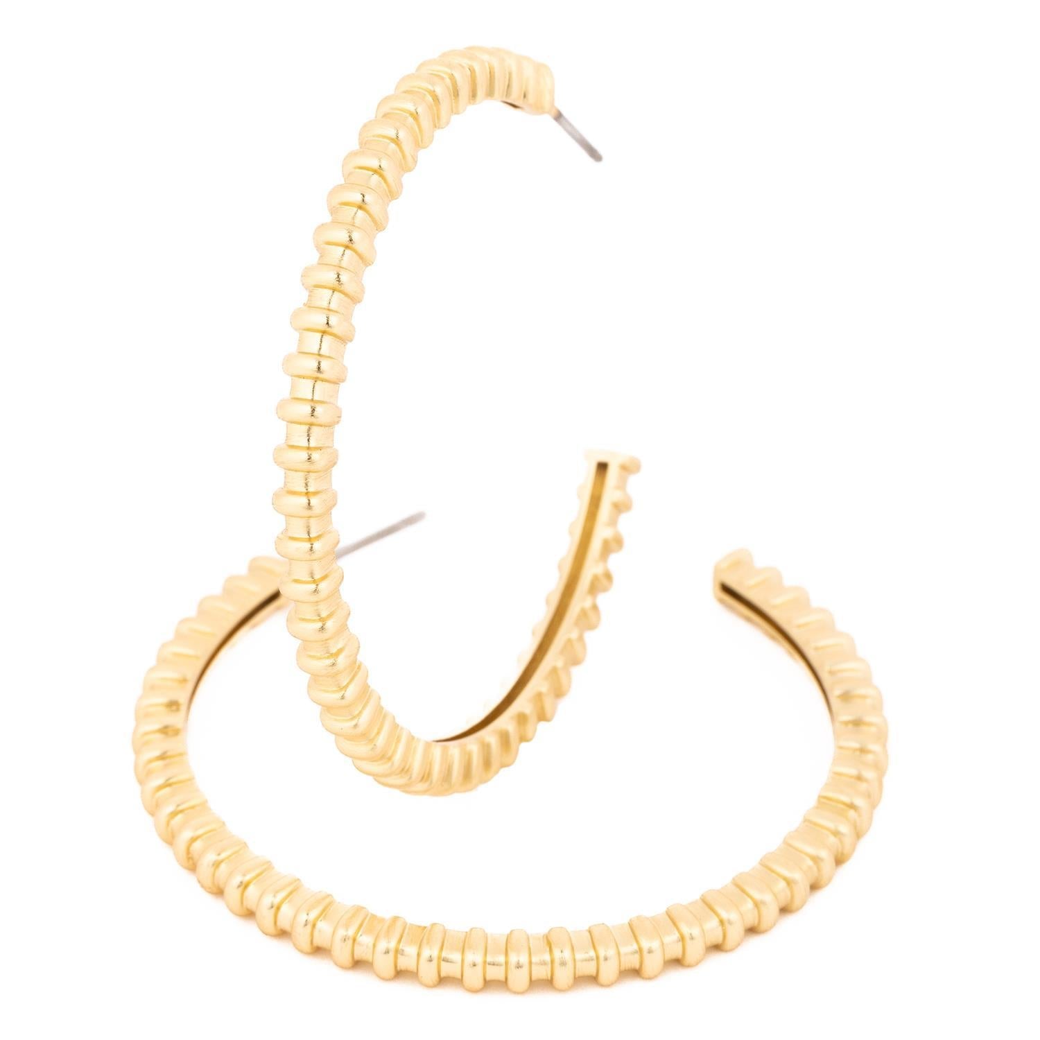 Earrings Adeline Large Gold by Mary Square at Confetti Gift and Party Tuscaloosa Alabama