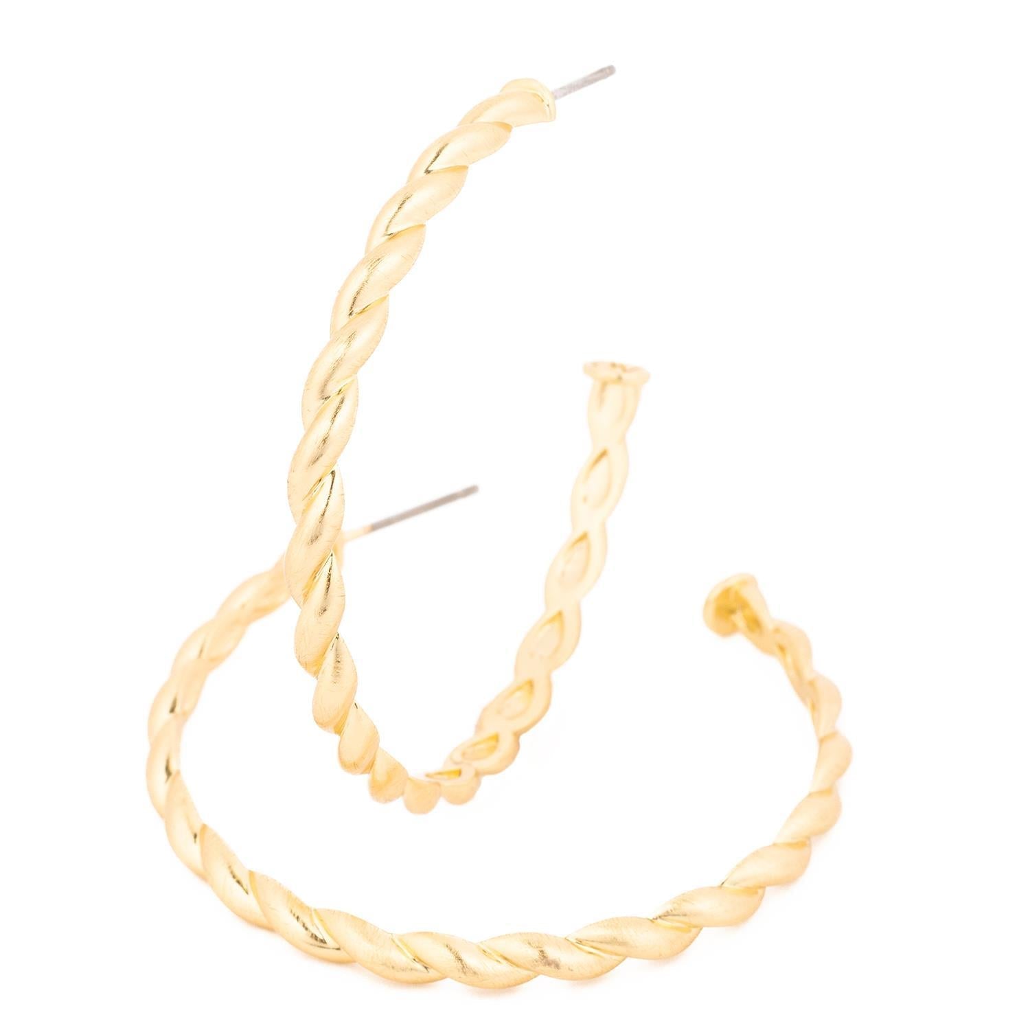 Earrings Everly Large Gold by Mary Square at Confetti Gift and Party Tuscaloosa Alabama