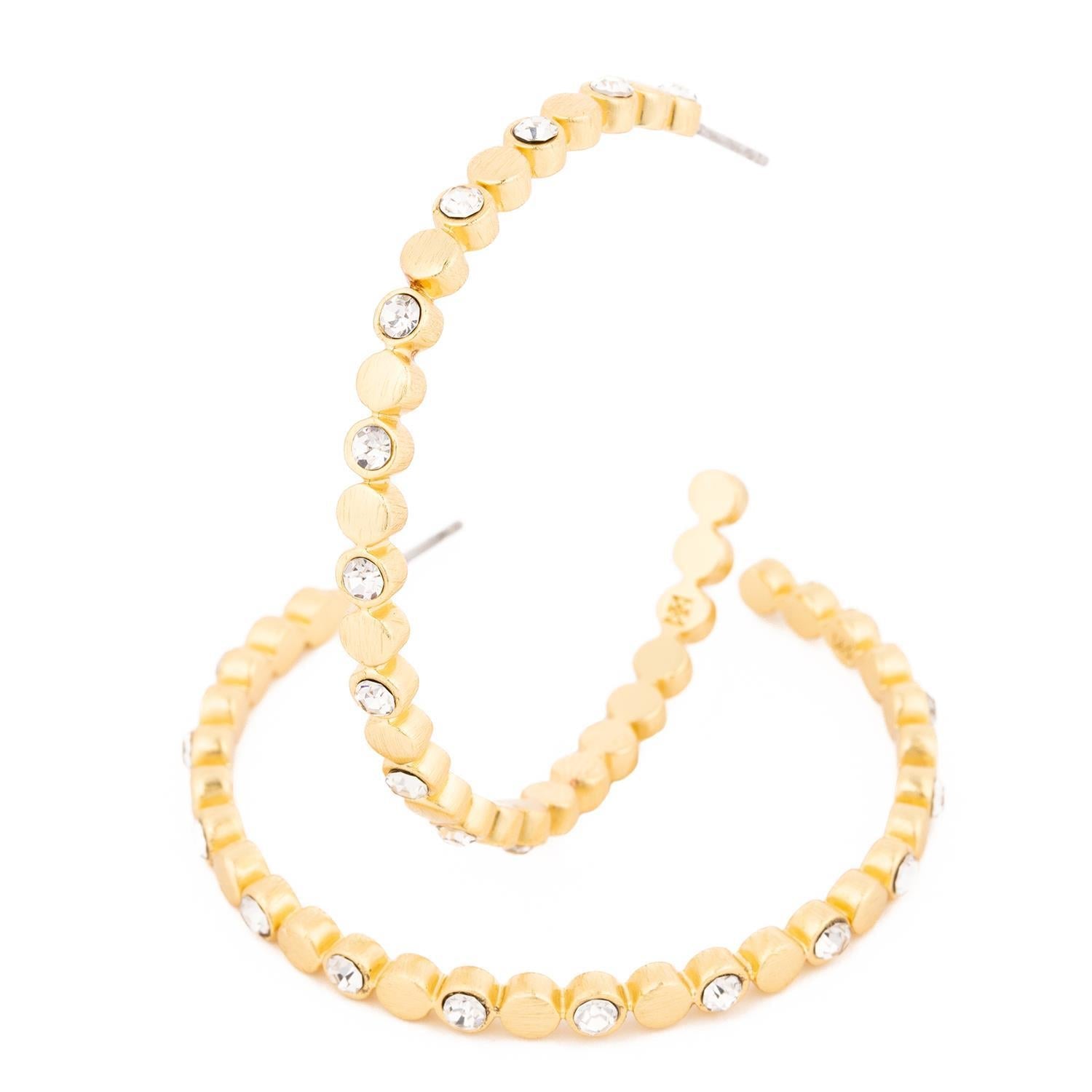 Earrings Gianna Large Gold by Mary Square at Confetti Gift and Party Tuscaloosa Alabama