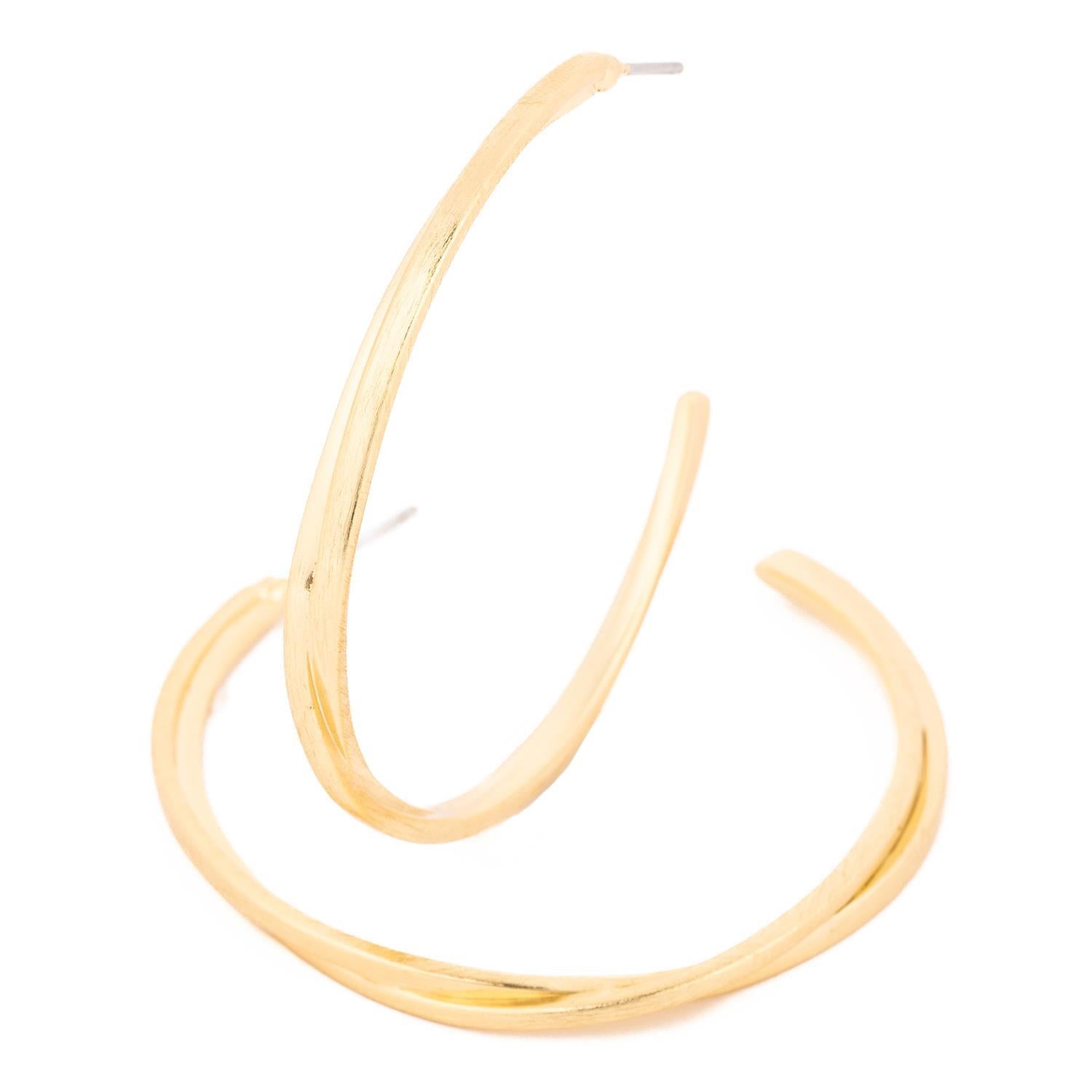 Earrings Kat Large Gold by Mary Square at Confetti Gift and Party Tuscaloosa Alabama