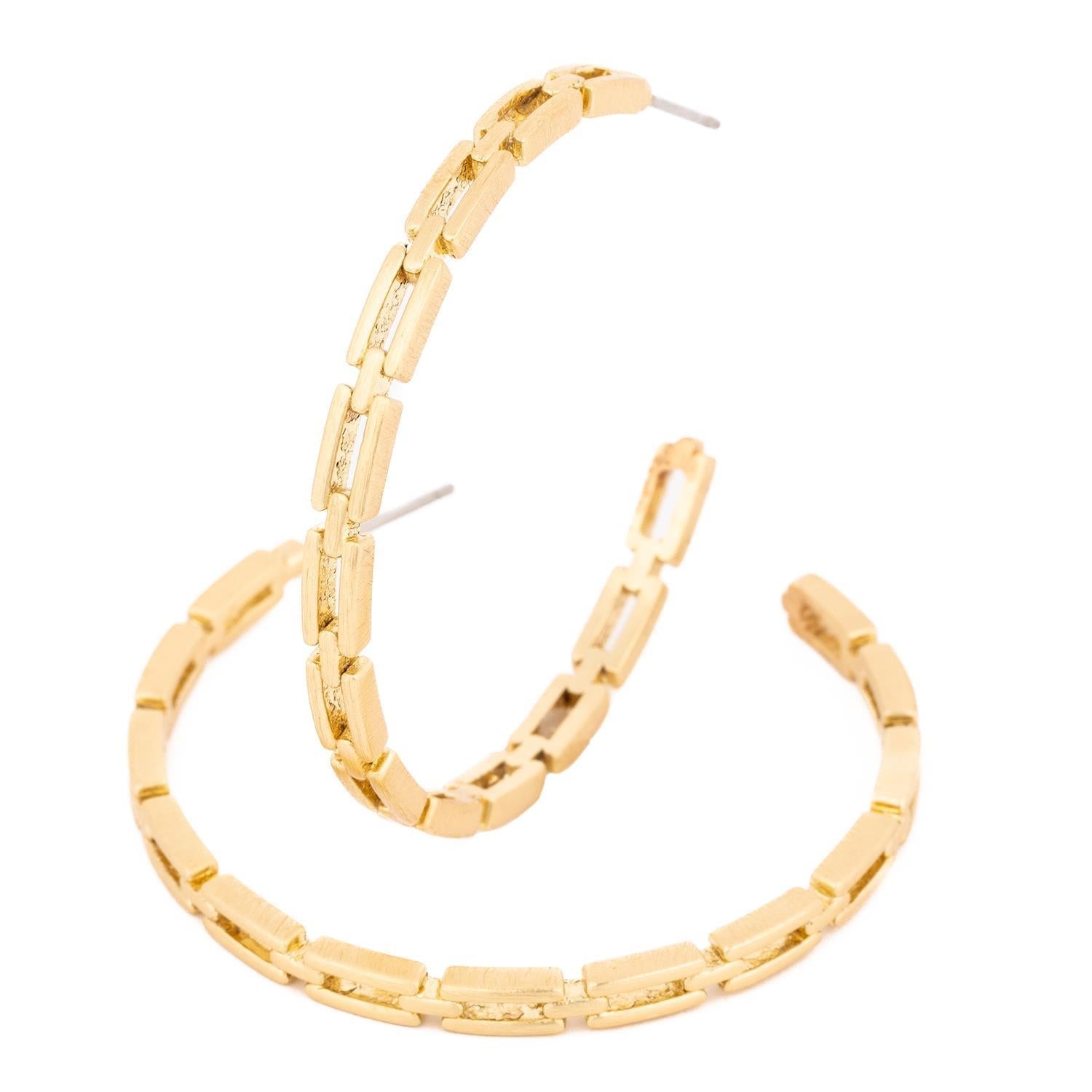 Earrings Layla Large Gold by Mary Square at Confetti Gift and Party Tuscaloosa Alabama