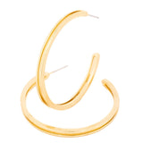 Earrings Raelynn Large Gold by Mary Square at Confetti Gift and Party Tuscaloosa Alabama