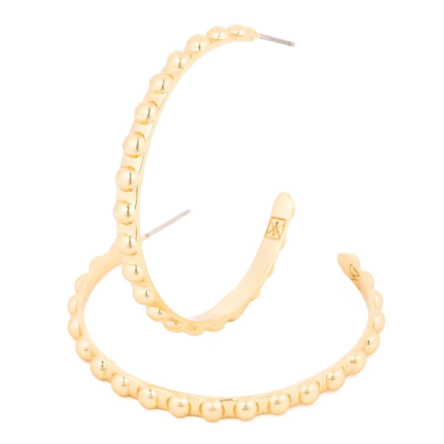 Earrings Renae Large Gold by Mary Square at Confetti Gift and Party Tuscaloosa Alabama