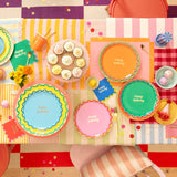 Meri Meri Wiggle Edge Side Plates – Pack of 8