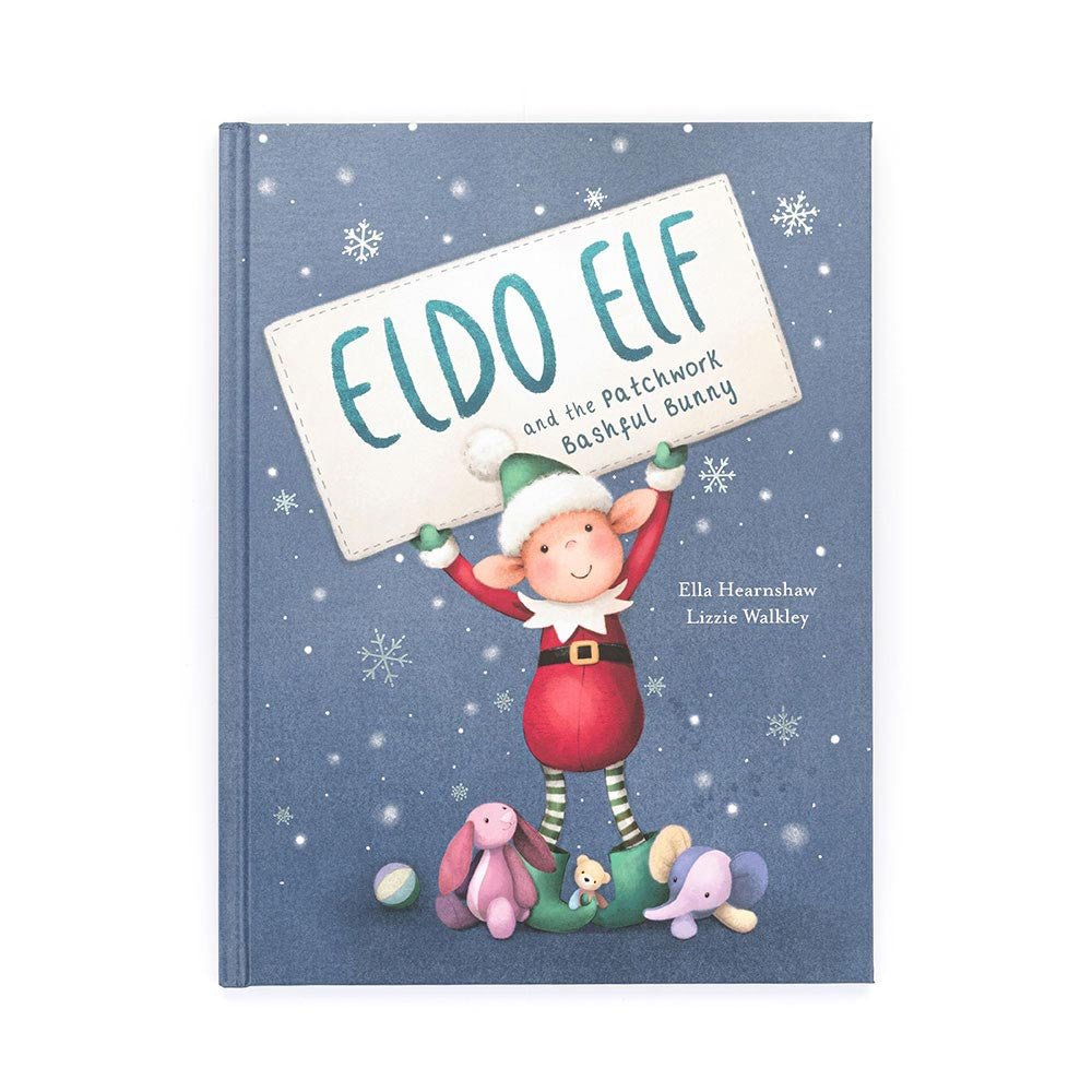 Eldo Elf and the Patchwork Bashful Bunny Book by JellyCat at Confetti Gift and Party Tuscaloosa Alabama