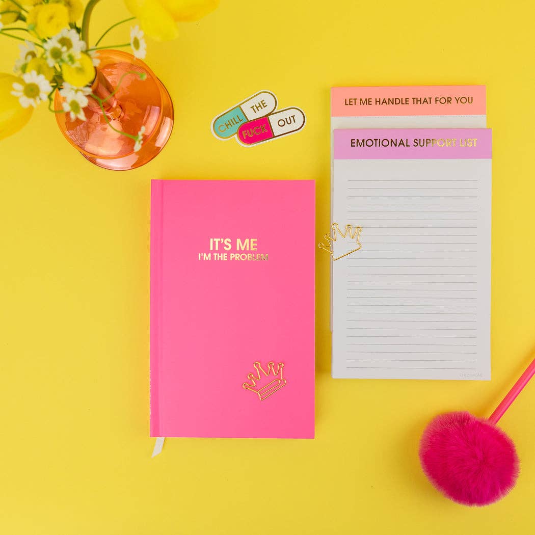 Emotional Support List - Lined Notepad - Perforated Sheets - Lavender by Chez Gagné at Confetti Gift and Party Tuscaloosa Alabama