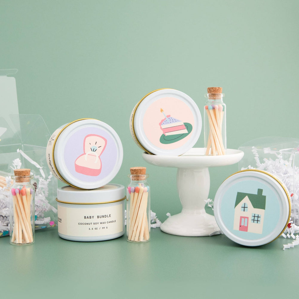 
                      
                        Enlighten the Occasion - Birthday Cake Scented Candle and Matches Set by Enlighten the Occasion at Confetti Gift and Party
                      
                    