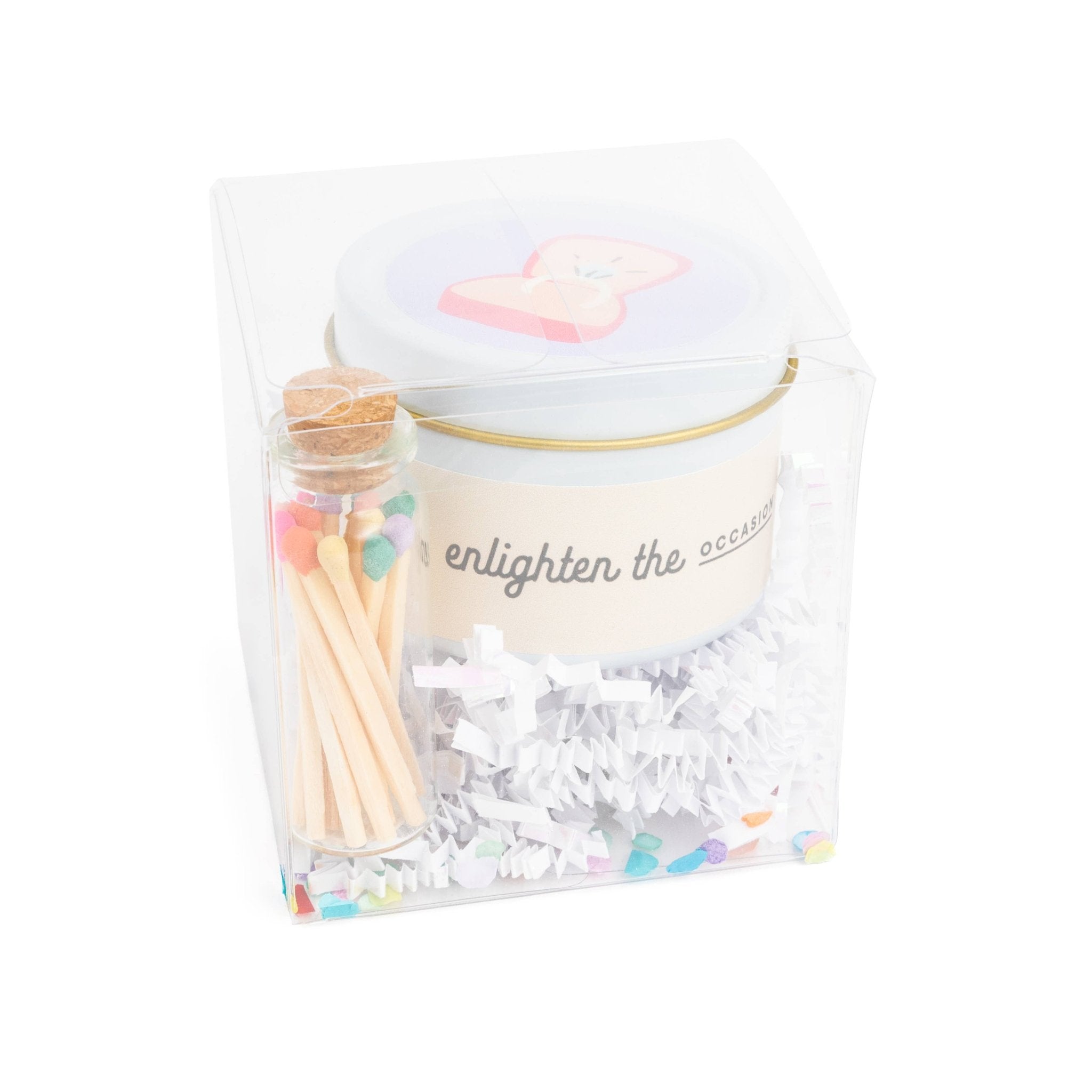 Enlighten the Occasion - Wedding Cake Scented Candle and Matches Set by Enlighten the Occasion at Confetti Gift and Party Tuscaloosa Alabama