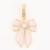 Pink Bow Charm Pendant – Luxe Bow Charm