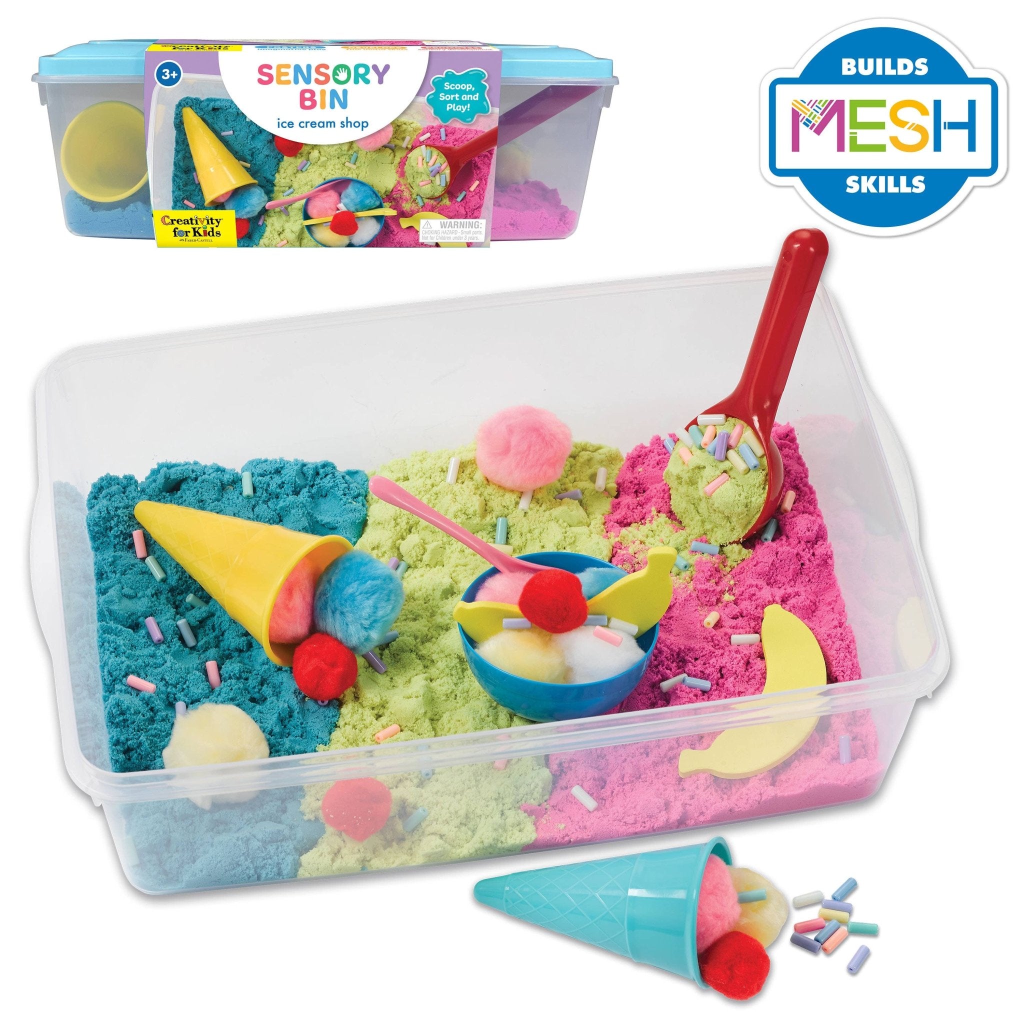 Faber - Castell Ice Cream Shop Sensory Bin – Creativity for Kids Activity Set by Faber - Castell / Creativity for Kids at Confetti Gift and Party Tuscaloosa Alabama