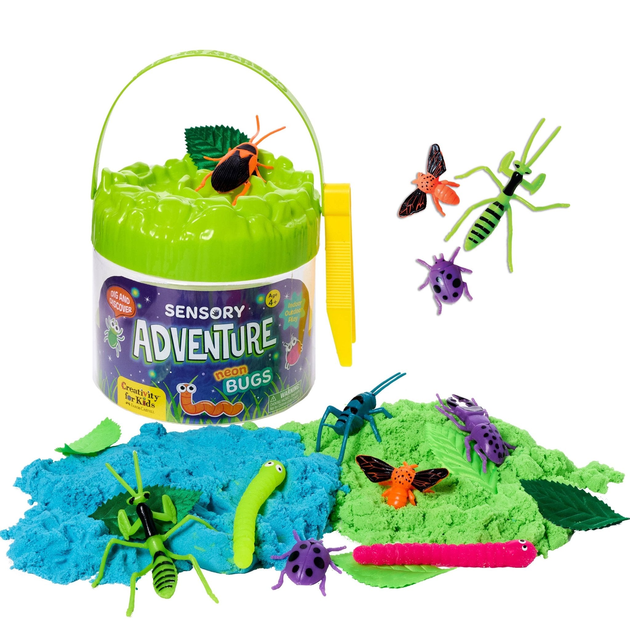 Faber - Castell Sensory Adventure – Neon Bugs Bucket by Faber - Castell / Creativity for Kids at Confetti Gift and Party Tuscaloosa Alabama
