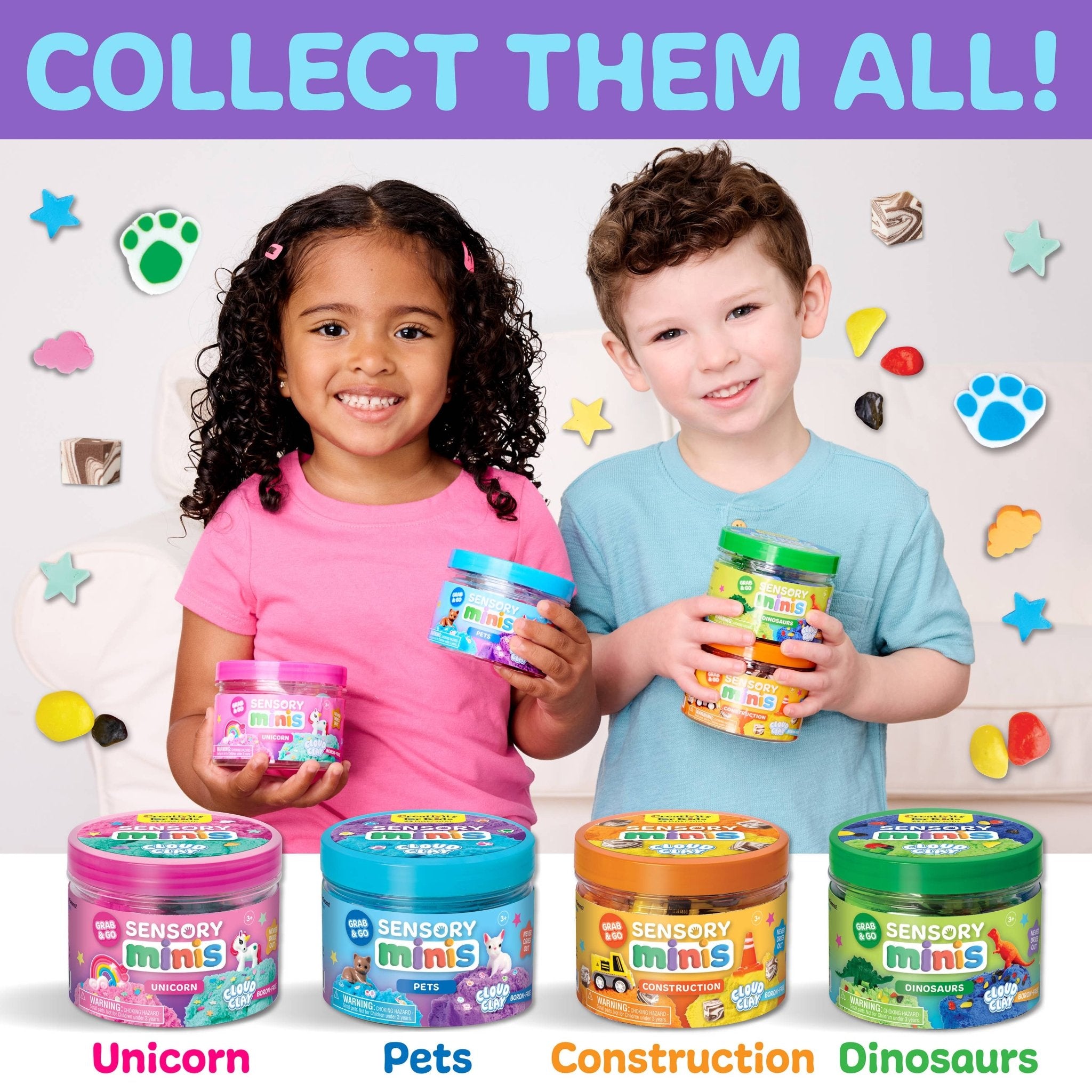 Faber - Castell Sensory Mini Play Kit Jar – Cloud Clay Pets Theme by Faber - Castell / Creativity for Kids at Confetti Gift and Party Tuscaloosa Alabama